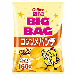 カルビー ポテトチップス コンソメパンチ ビッグ 160g×12