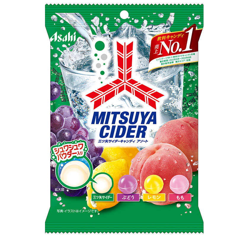 アサヒ 三ツ矢サイダーキャンディ 112g×6 - デイリーフーズ - 【公式