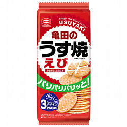 亀田製菓 えび うす焼 70g×12