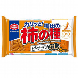 亀田 柿の種 ピーナッツなし ６袋詰 135g×12