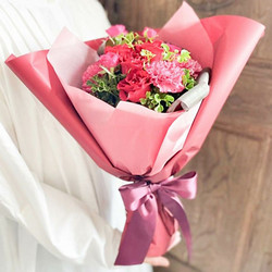 ［リンクフローリスト］ベーシックギフト 花束 赤系【送料込み】