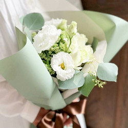 ［リンクフローリスト］ベーシックギフト 花束 白系【送料込み】