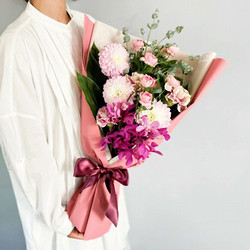 ［リンクフローリスト］パーティーギフト 花束 ピンク系【送料込み】