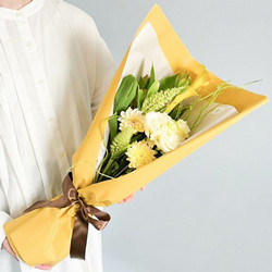 ［リンクフローリスト］パーティーギフト 花束 黄色系【送料込み】