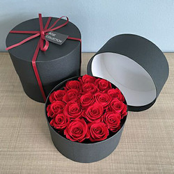 リンクフローリスト］プリザーブドフラワー 赤いバラ エターナルローズ