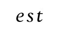 エスト