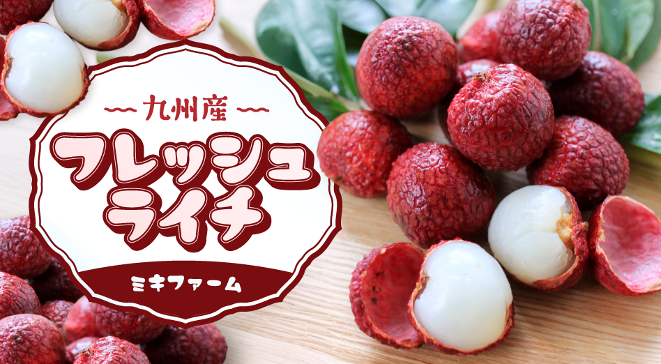 ［ミキファーム］九州産 フレッシュライチ【送料込み】