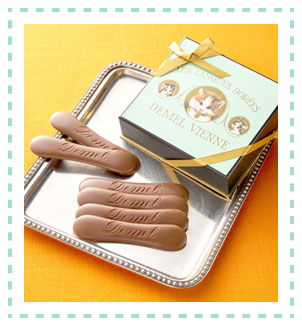 ［デメル］ソリッドチョコ猫ラベル ミルク