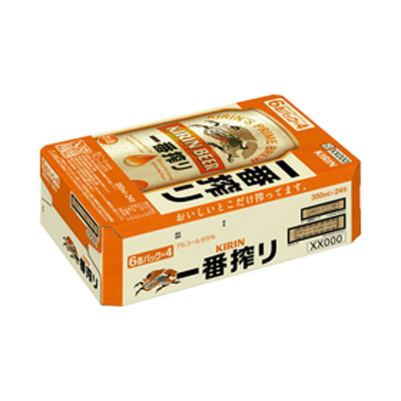 ビール｜キリン 一番搾り 生ビール 350ml 缶 24本×2ケース（48本）