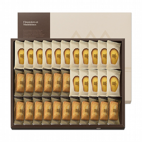 アンリ・シャルパンティエ］フィナンシェ・マドレーヌ詰合せ 33個入