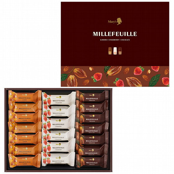 メリーチョコレート］ミルフィーユ 20個入 - 東武の食品