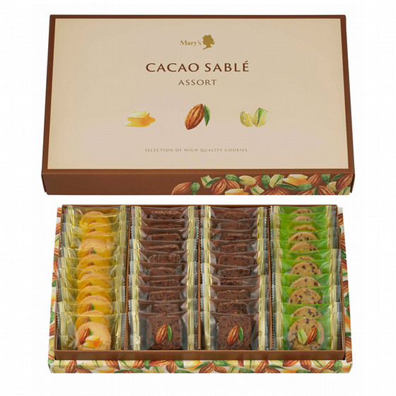 メリーチョコレート］カカオサブレアソート 42枚 - 東武の食品