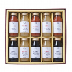 ［京橋千疋屋］飲みきり果汁10本入り