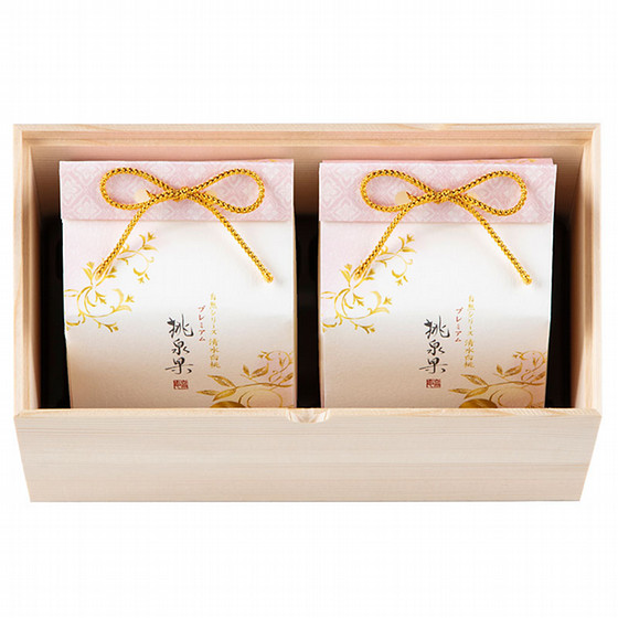 宗家 源 吉兆庵］プレミアム桃泉果2個入 - 東武の食品 - 【公式