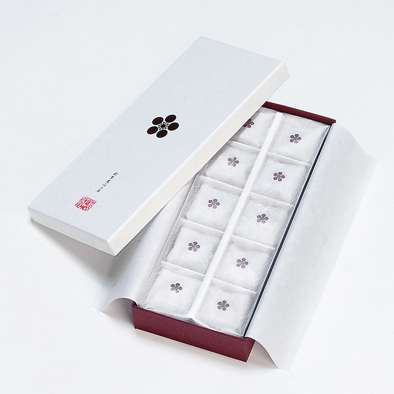 全国銘菓撰］愛媛 山田屋まんじゅう化粧箱10個入 - 東武の食品