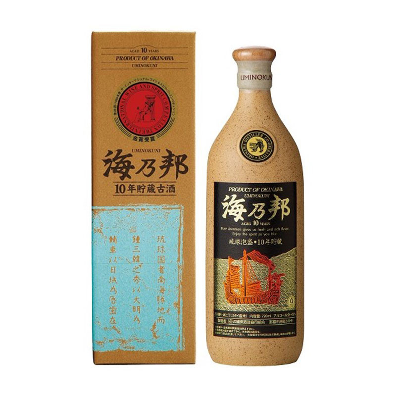 ⭐️【2本セットです。】本場泡盛 古酒10年 海の道 35度720ml 沖縄県酒造協同組合］海乃邦 10年古酒 - 東武の食品 - 【公式】東武