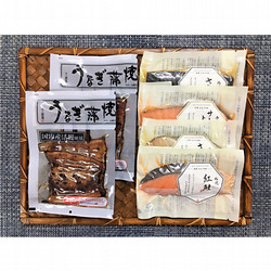 ［味の浜藤 築地魚弁］焼魚・うなぎセット