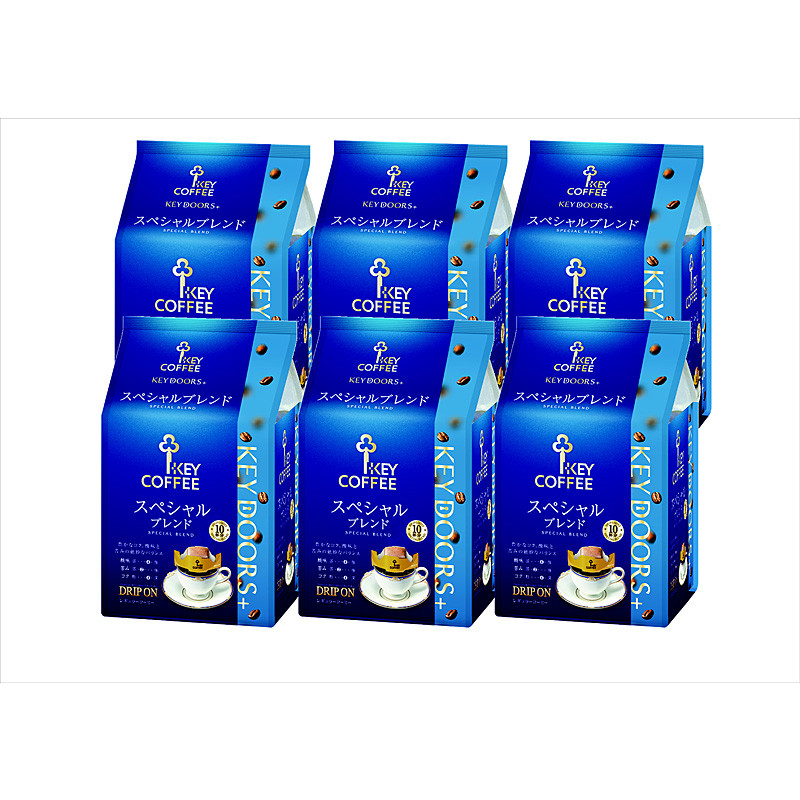 【keykey 様】専用・青12g × 30個【リクエスト特割特価】 キーコーヒー］KEY DOORS+ ドリップオン スペシャルブレンド10杯分×6袋