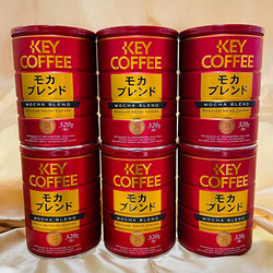 ［キーコーヒー］缶 モカブレンド粉320g×6缶