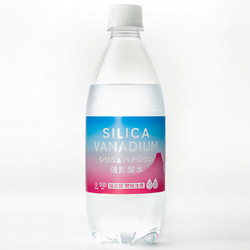 ［北野エース］友桝飲料 シリカ＆バナジウム強炭酸水（500ml×24本）