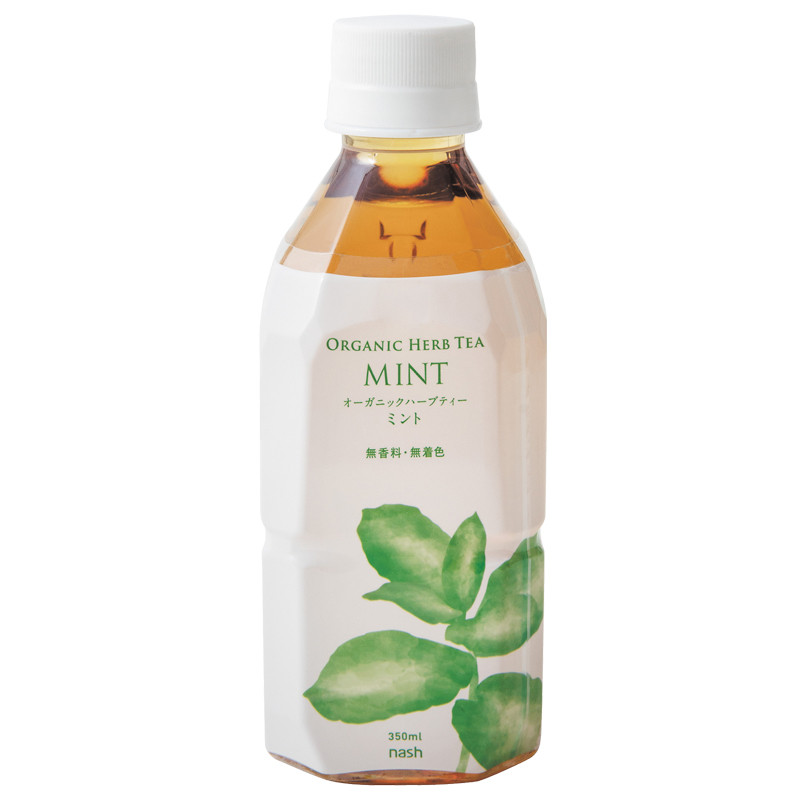 北野エース］ナッシュ オーガニックハーブティー ミント（350ml×24本