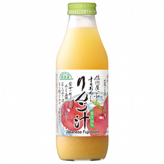 北野エース］マルカイ 順造選 すりおろしりんご瓶 （500ml×6本