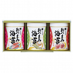 ［山本海苔店］おつまみ海苔 3缶詰合せ