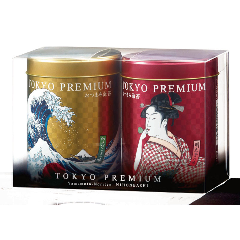山本海苔店］TOKYO PREMIUM おつまみ海苔2缶詰合せ - 東武の食品