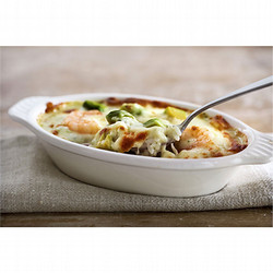 ［北野エース］洋麺屋ピエトロ 海老とアボカドのバジルクリームドリア  