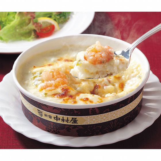 ［北野エース］新宿中村屋　4種のチーズと海老のライスグラタン