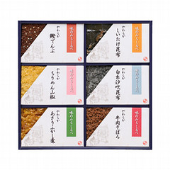 ［銀座新之助貝新］やわらか煮6品詰合せ【船橋店より発送】