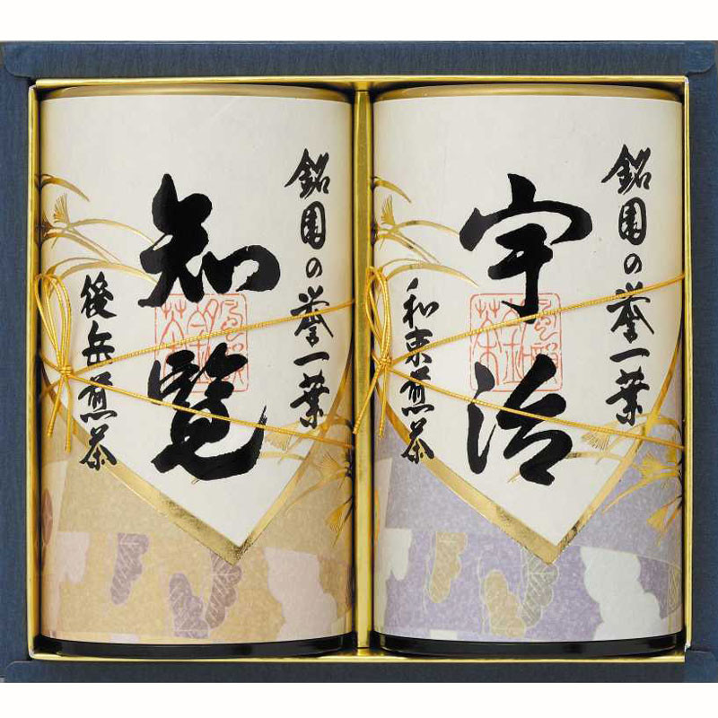 愛国製茶］〈銘園の誉一葉〉宇治・知覧煎茶詰合 MUT-31 - 池袋店