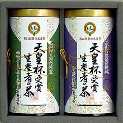 ［愛国製茶］天皇杯受賞生産者の茶　静岡・八女煎茶詰合　YST-30
