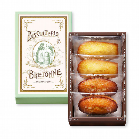 ビスキュイテリエ ブルトンヌ］フィナンシェ・マドレーヌアソート（4個