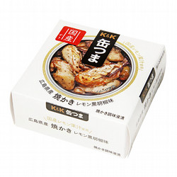 ［ROJI日本橋 by kokubu］缶つま 広島県産焼きかき レモン黒胡椒味