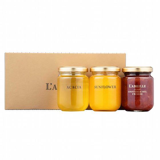 L'ABEILLE（ラベイユ）］朝のはちみつギフト(トリオ) - 東武の食品