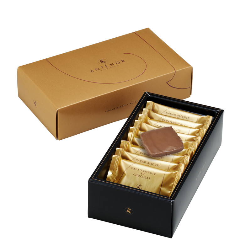 ☆カカオ商品☆よろしければご購入お待ちしております♪ アンテノール］カカオビスキュイ・オ・ショコラ 9個入り - 東武の食品