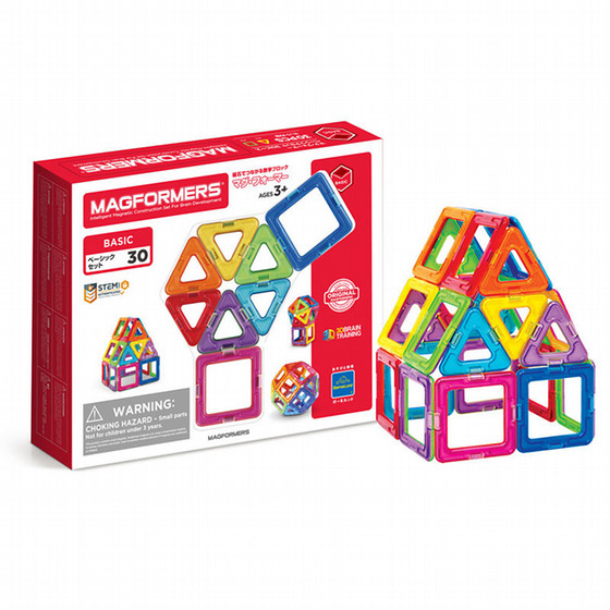 ボーネルンド マグ フォーマー ベーシックセット 30ピース おもちゃ 池袋店よりお届け 東武オンラインショッピング