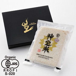 令和6年度 有機JAS認定「奇跡のお米 神宝米（かむたからまい）」真空1kg 栃木県塩谷町産【送料込み】