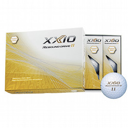 ［有賀園ゴルフ］ダンロップスポーツ ゼクシオ リバウンド ドライブ II プレミアムホワイト （1ダース：12個入）