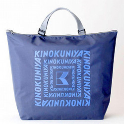 ［紀ノ國屋］ジップアップショルダーバッグ　スモーキーブルー