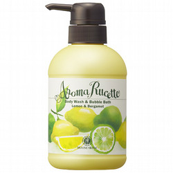 ［ハウスオブローゼ］アロマルセット ボディウォッシュ＆バブルバス LM&BG（レモン＆ベルガモットの香り）