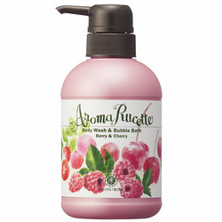 ［ハウスオブローゼ］アロマルセット ボディウォッシュ＆バブルバス BR&CR（ベリー＆チェリーの香り）