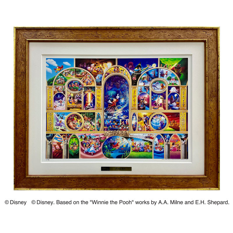 MART IN ERE 『GIFT OF HUNNY』　ディズニーアート　版画 MART IN ERE 『GIFT OF HUNNY』 ディズニーアート 版画 MART IN