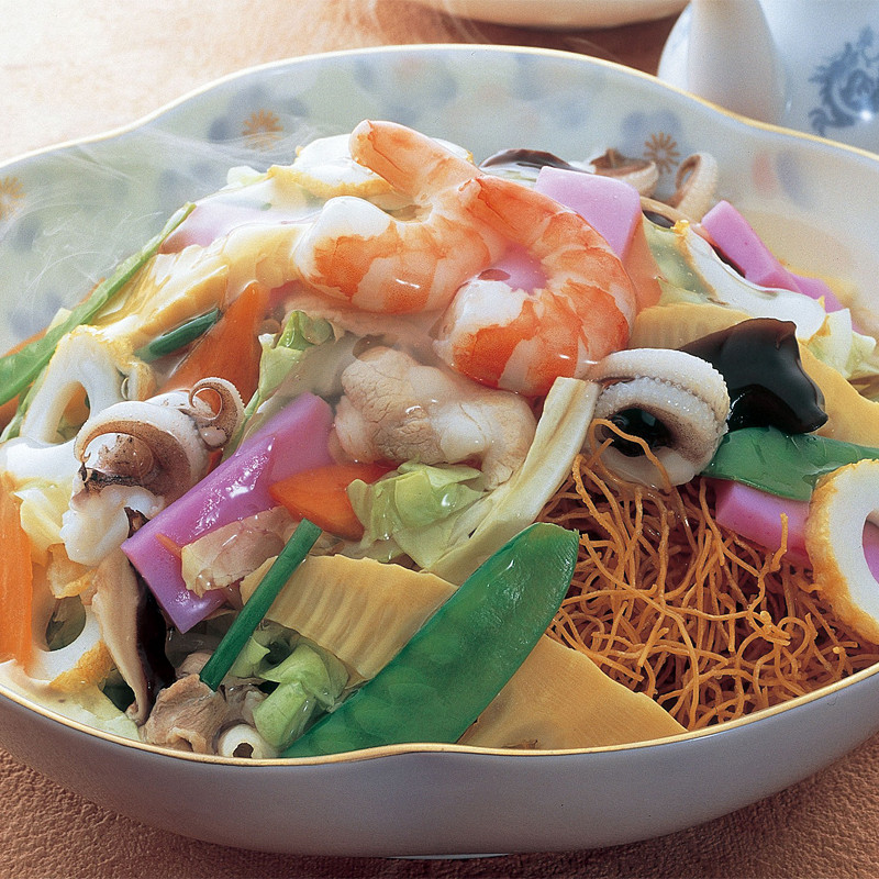 長崎中華街 蘇州林］冷凍具入りちゃんぽん・冷凍具入り皿うどん詰合せ