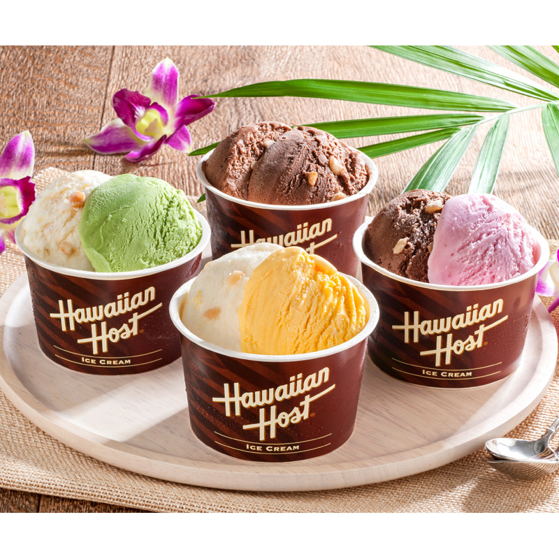 「ハワイアンホースト」 マカダミアナッツアイス