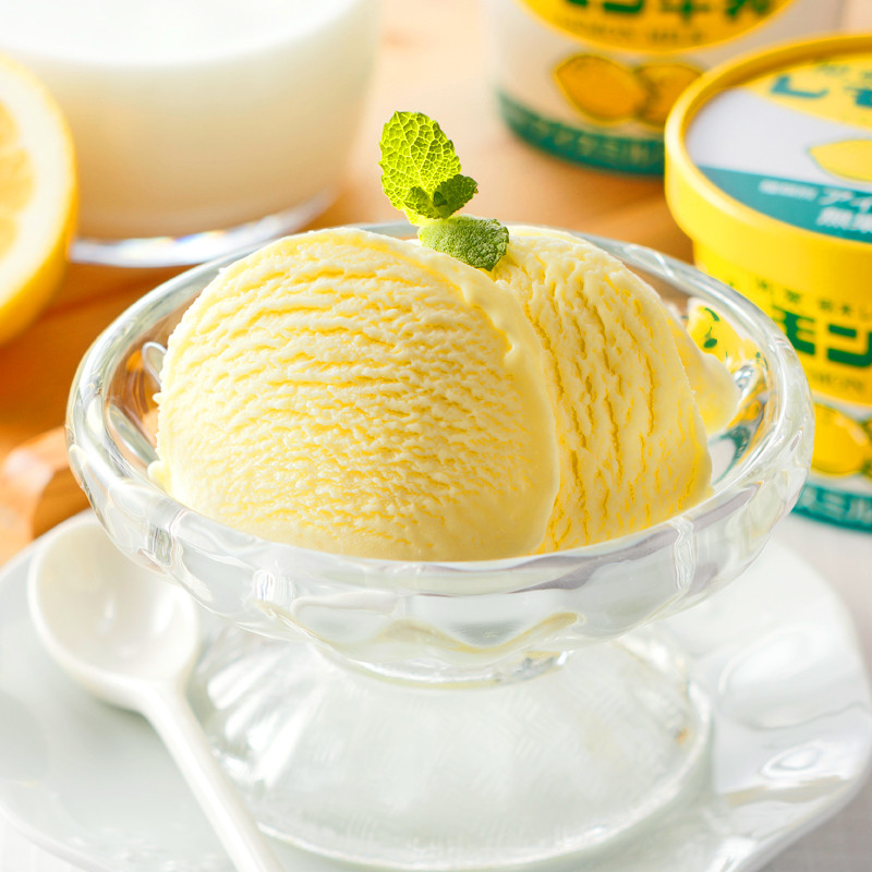 栃木 レモン牛乳カップアイス