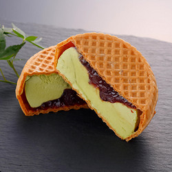 東京「浅草むぎとろ」抹茶とあずきのもなかアイス【送料込み】