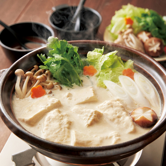 湯豆腐太郎 淡雪のようにとろける湯豆腐】佐嘉平川屋 温泉湯豆腐 （中） 3〜5名様