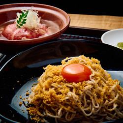 ［京天神 野口］からすみ蕎麦・肉吸いセット（各2人前）【送料込み】